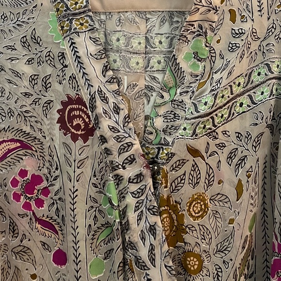 Silk Wrap Blouse by Floreat for Anthropologie - Picture 5 of 7